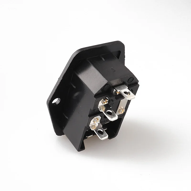 LZ 14 F5 10А 250В выключатель питания 3pin AC Розетка с красным тройным клавишным