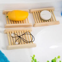 portable soap dishes natural wood soap tray holder dish storage bath shower plate home bathroom wash soap holder organizer