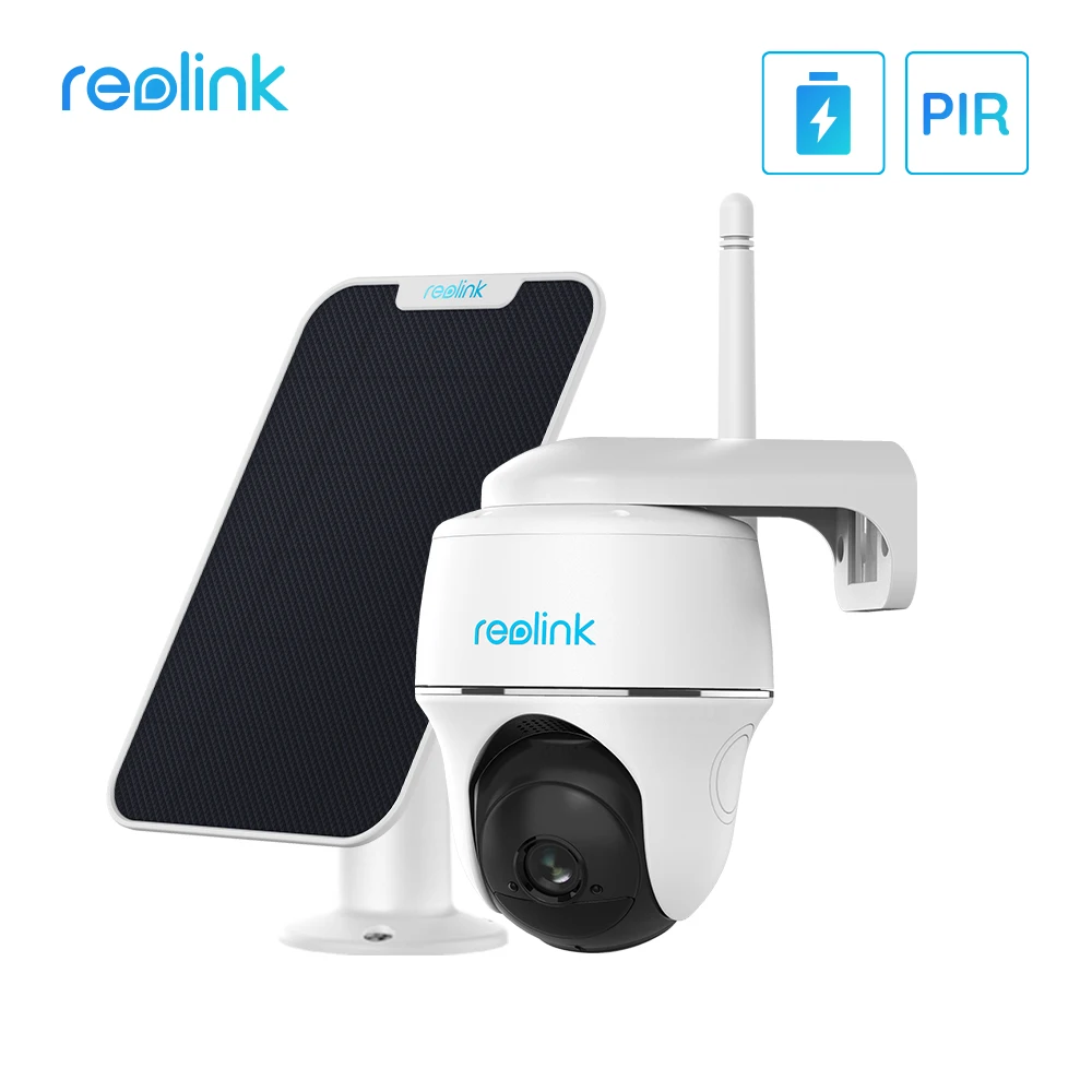 Уличная аккумуляторная камера Reolink 1080p wifi панорамирование и наклон удаленный