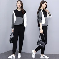 2 piece sets womens outfits plus size clothing two piece pants set 2021 fall lounge wear korean style long sleeve tracksuit