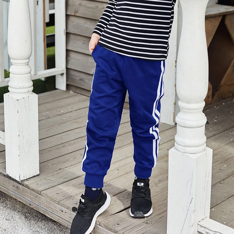 Брюки для мальчиков сезон весна-осень повседневные штаны в Корейском стиле