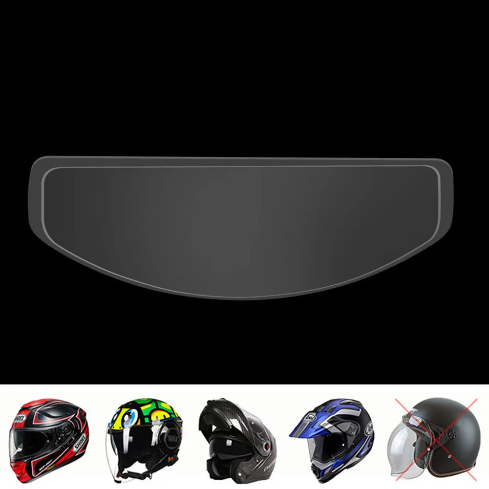 

Helmet Insert Film Accessories Patch UV Shield Motorcycle Universal Paster Visor Easy Use Ultra Clear Rain Mist Anti Fog