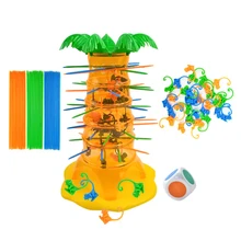 Monkey Climbing Tree Toy Montessori Table Game Toy Cute Multiplayer Tabletop Game Family Board Game Educational Toy Kid Gift