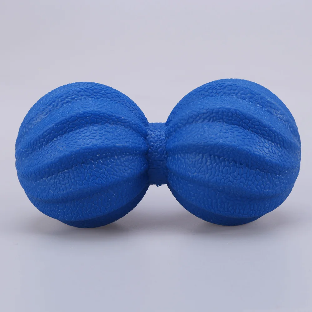 

TPE Peanut Fitness Relax Relieve Therapy Trigger Full Body Exercise Sports Yoga Balls Iron (Yellow)