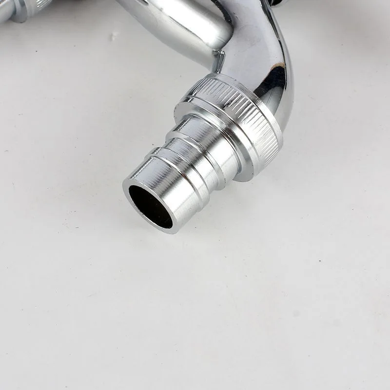 1pc Washing Machine Faucet Brass Tap Chrome Plated Double Water Outlet Garden Bathroom Bidet Fast on Faucets Hardware | Обустройство