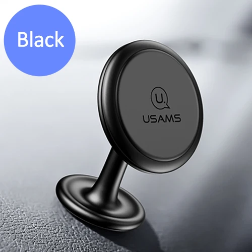 Black Luxury Paste USAMS магнитный автомобильный держатель для телефона на магните для автомобиля сотового телефона Автомобильное магнитное крепление, устанавливаемое на вентиляционное отверстие в салоне автомобиля Автомобильный держатель для мобильного телефона Поддержка для iPhone samsung - Цвет: Black Luxury Paste