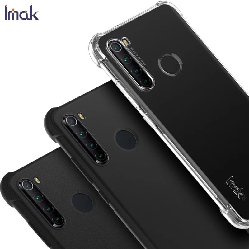 Для Xiaomi Redmi Note 8 чехол IMAK плотный чехол с защитой от падения защита, подушка безопасности Чехол из мягкого ТПУ для Xiaomi Redmi Note 8
