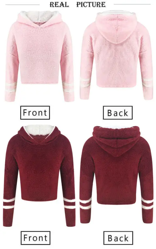 2019 Зимний толстый женский теплый плюшевый медведь ворсистый флис меховая