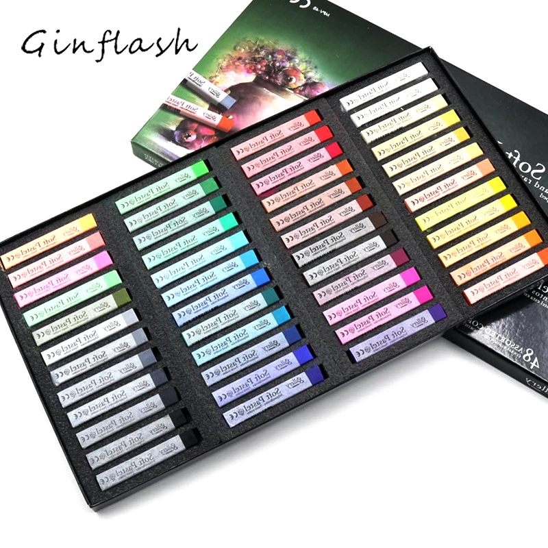S Soft Pastels Drawing Set Art Set Soft Crayon Hair Chalk Hair Colors Crayons Art School Supplies