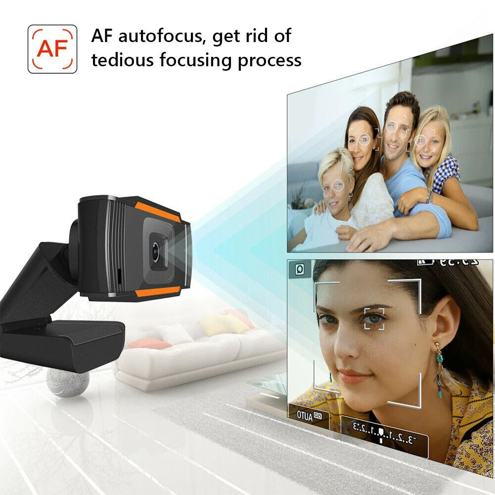 

Webcam 2K 720P 480P Full HD Web Camera Video Record With Mic Rotatable USB Plug Web Cam For PC Computer Mac Desktop Laptop Skype