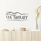 Настенная Наклейка для спа-терапии, салона, массажной комнаты, настенное украшение, расслабляющие наклейки, обои, самоклеящиеся P539