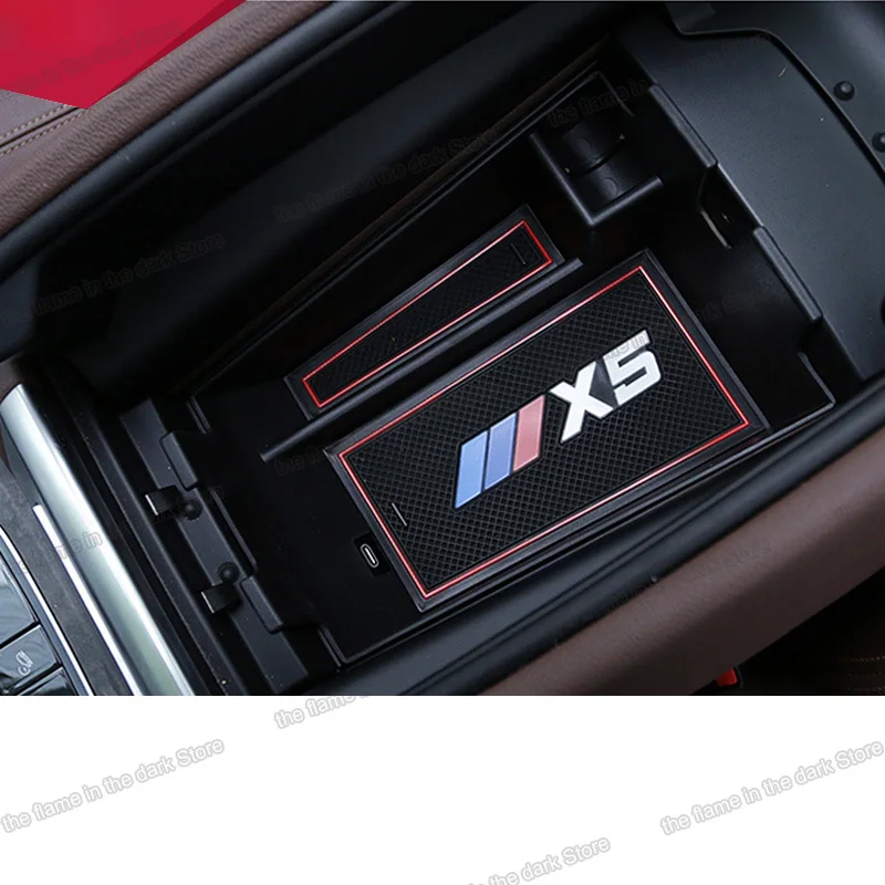 Автомобильный центральный подлокотник Lsrtw2017 для Bmw X5 G05 коробка хранения