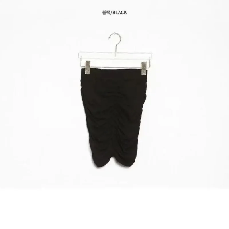 

Summer sexy pleated hip skirt tight-fitting sweet pink fashion short skirt women Mini skirts female high waist thin skirt y2k