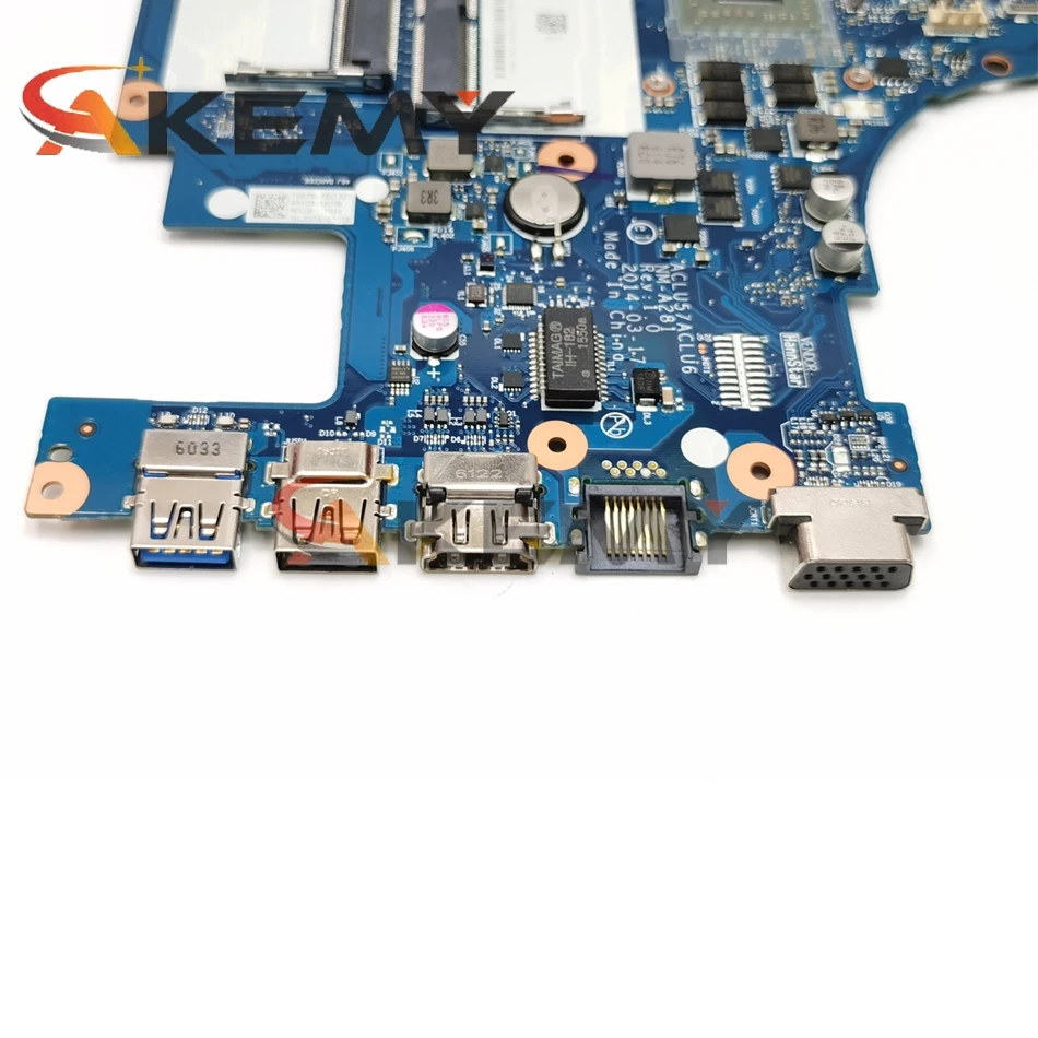 

Original NM-A281 Laptop motherboard for Lenovo G50-45 PC Mainboard with AMD CPU MB ACLU5 ACLU6 NM-A281 15 100% fully tested