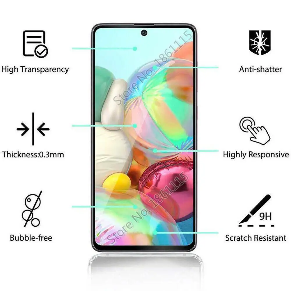 Стекло для Samsung Galaxy A51/A71/A70/A50/A40/A30 закаленное стекло galaxy M30S/A50S/A10S/A20S|Защитные стёкла