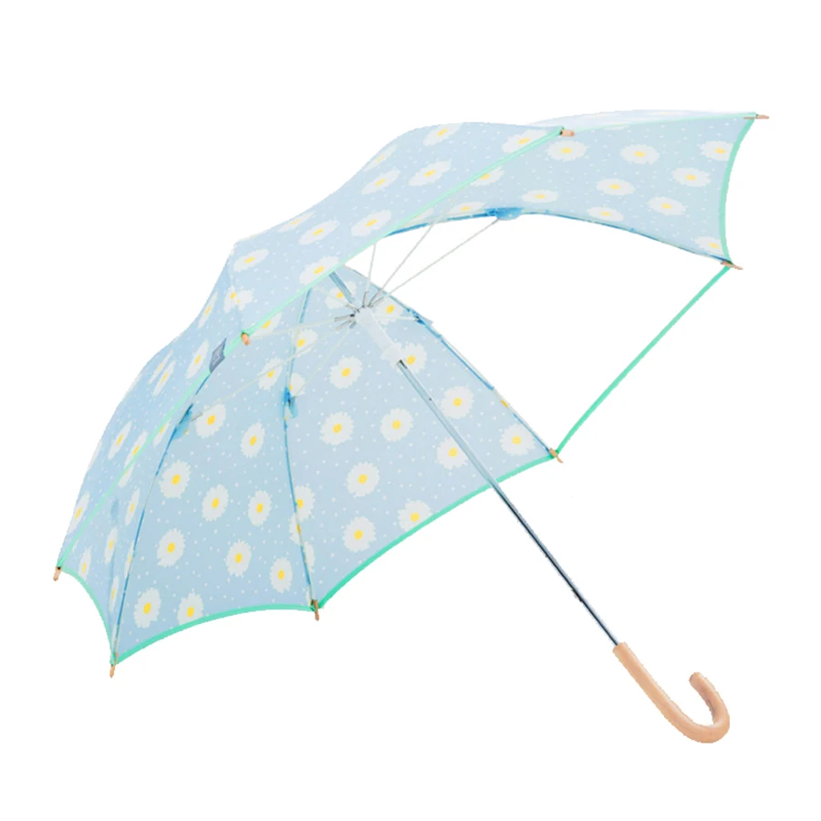 Прекрасный зонт из водонепроницаемой ткани дети прозрачный японского козырек от