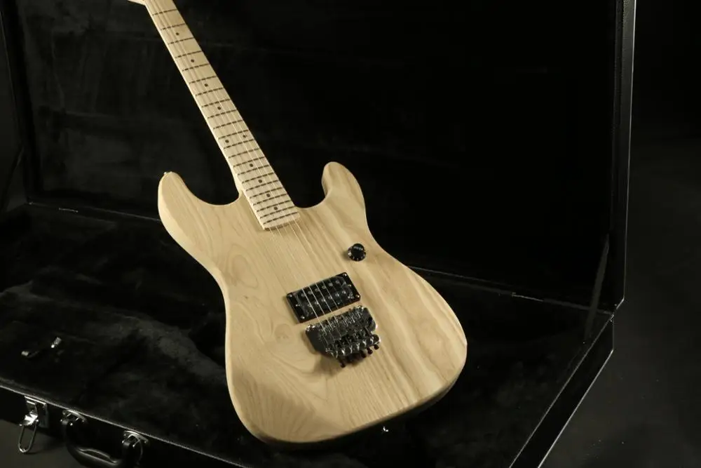 Высококачественный Char 01 Разобранная гитара комплект клен шеи тополя тела diy