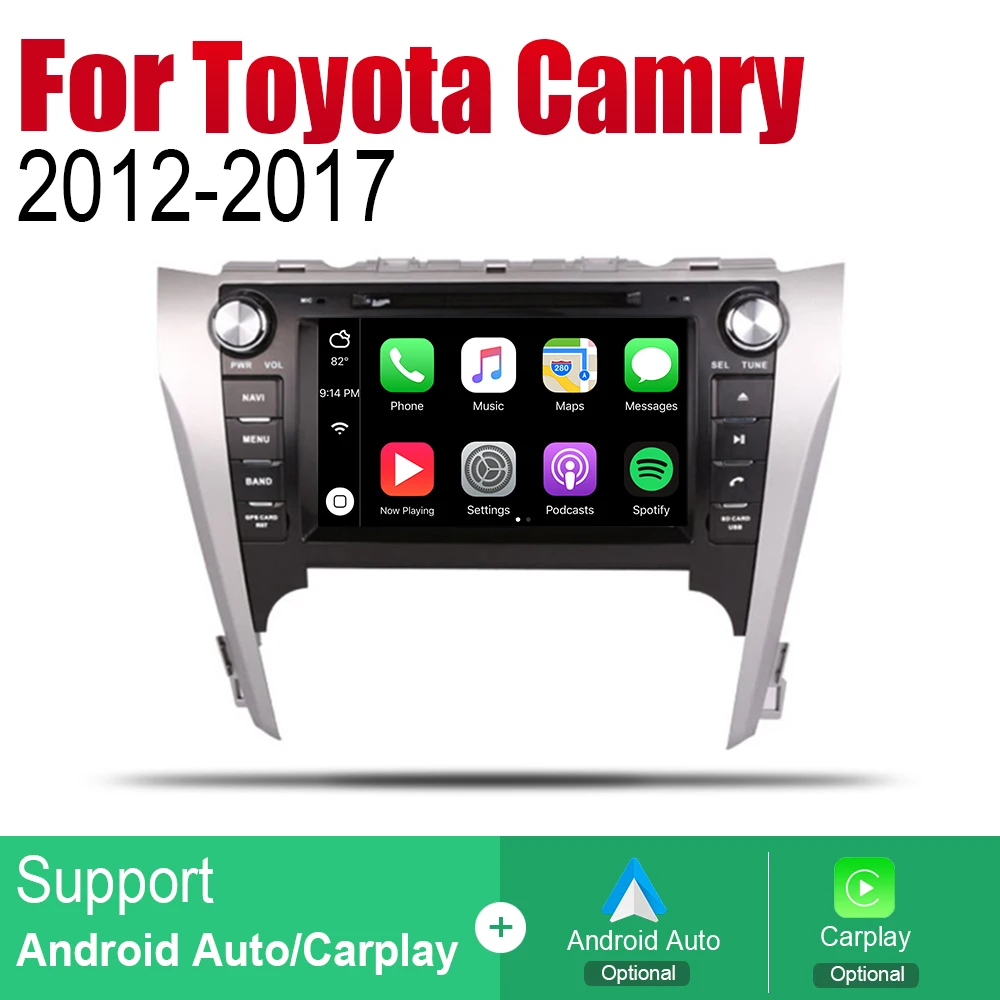 Автомобильный DVD-плеер ZaiXi Android GPS Navi для Toyota Camry 2012 ~ 2017 плеер с навигацией Wi-Fi Bluetooth