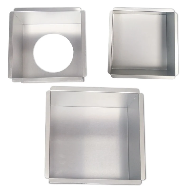 

Square Living Bottom Cake Mold 3 Piece Set Kitchen DIY Baking Cake Baking Tray Baking Utensils