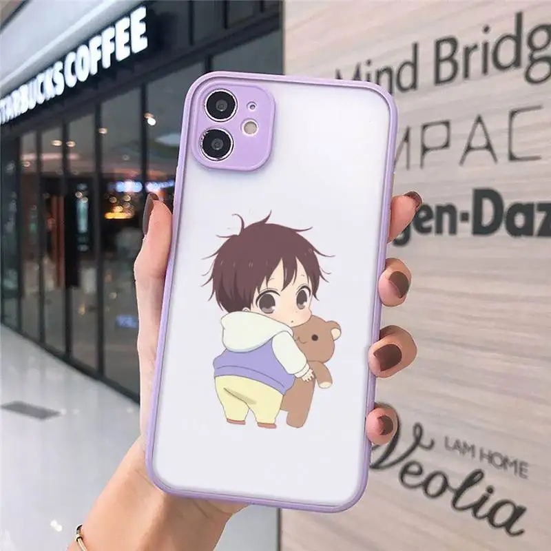 

Anime School Babysitters Ryuichi Kashima Phone Case matte transparent For iphone 7 8 11 12 plus mini x xs xr pro max cover