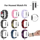 Тканевый нейлоновый ремешок для часов HUAWEI, сменный полосатый спортивный браслет для смарт-часов huawei Fit TIA-B09
