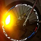 Велосипедные Водонепроницаемые Светоотражающие наклейки, наклейки на обод велосипеда, наклейки на шины велосипеда, наклейки подходят для колес 26 или 27,5 дюймов