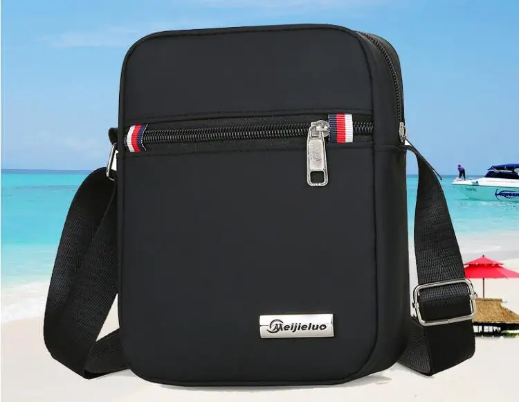 Сумка на плечо мужская из нейлона Модный маленький Повседневный саквояж ткани