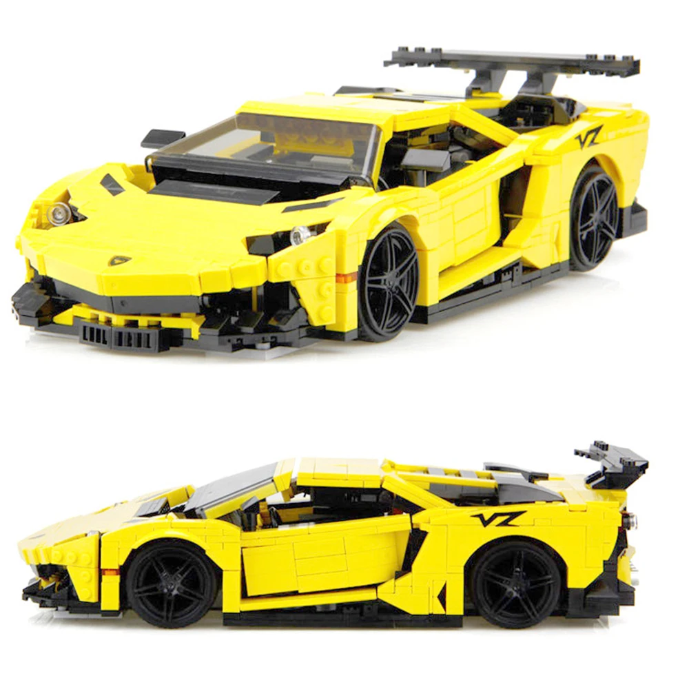 Новинка XINGBAO креативные строительные блоки MOC Techniks для автомобиля кирпичи