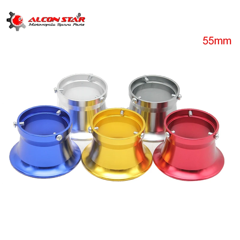 Alconstar-55mm МОТОЦИКЛ КАРБЮРАТОР воздушный фильтр чашка ветер чашка с рожком Fit PWK32 PWK34 Keihin OKO KOSO модифицированный карбюратор