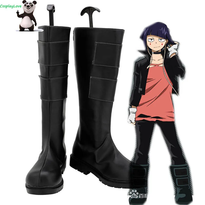 

My Hero Academia Boku no Hero Akademia Kyouka Jirou Black Cosplay Shoes Boots Custom Made CosplayLove