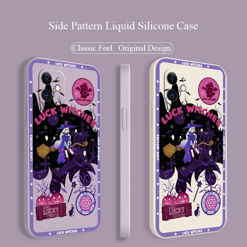 

Dark Magic Silicone Soft Case For iPhone 12 Pro Max Mini 11 Pro Max X XR XS MAX SE2020 8 7 Plus 6 6S Plus Shockproof Phone Cover