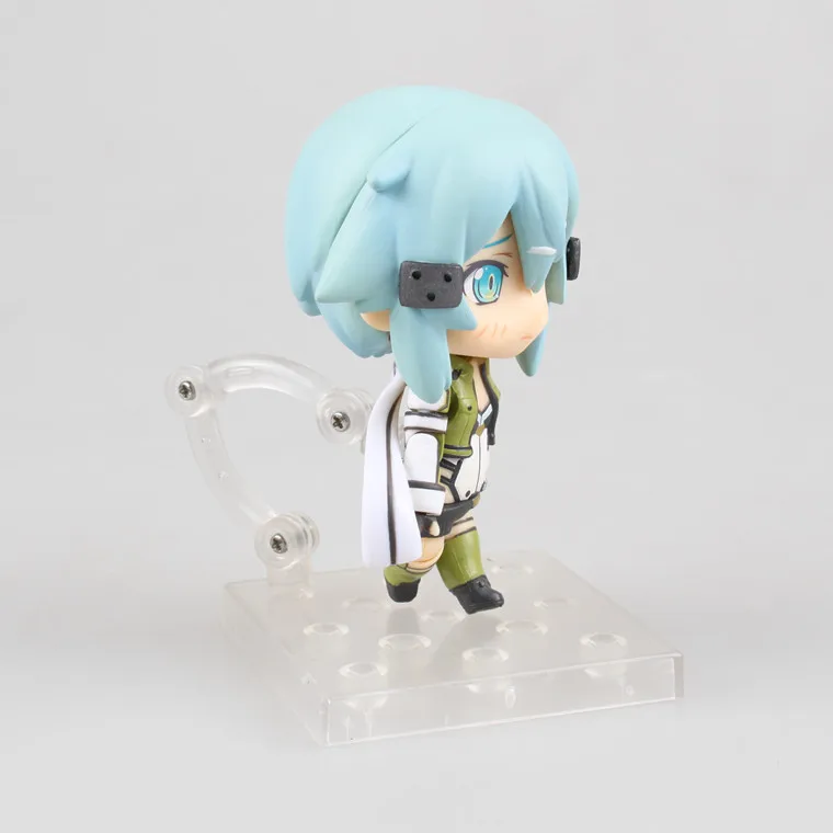 Новая Аниме Фигурка Sword Art Online II SAO 452 # Asada Shino Sinon Q Ver ПВХ 9 см модель лица сменная