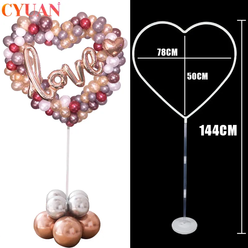 

Valentine Day Wedding Decoration Heart Baloon Stick Balloon Stand Holder Column Birthday Event Party Decoration Kids Baby Shower