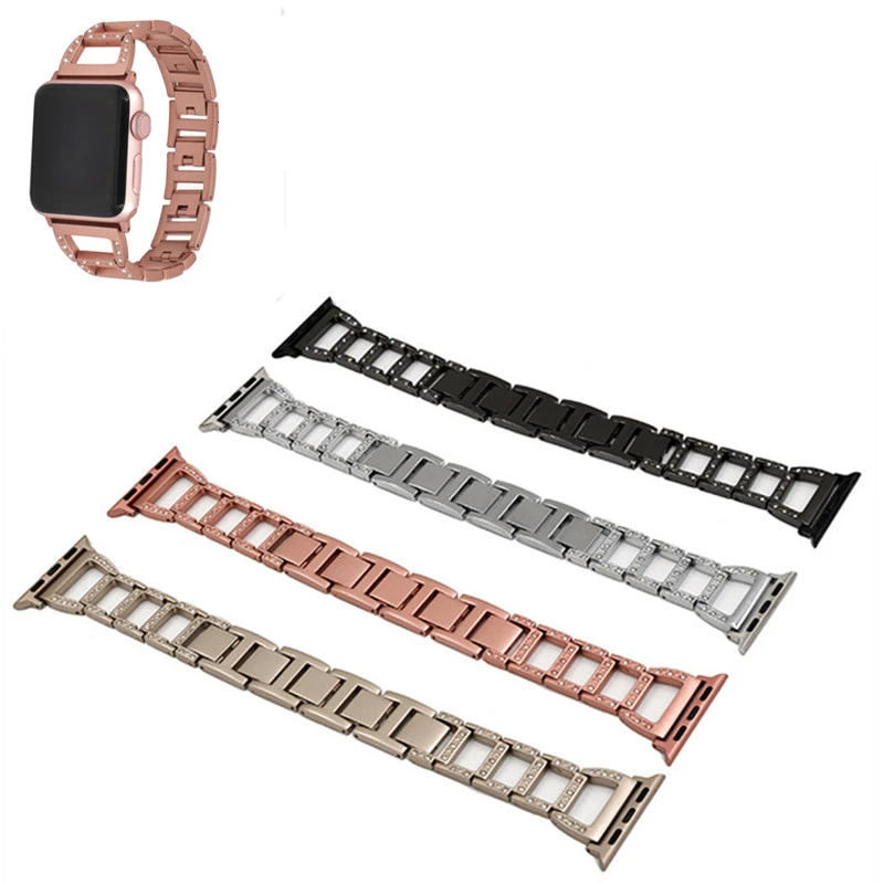 Браслет для Apple watch металлический ремешок аксессуары нержавеющая сталь