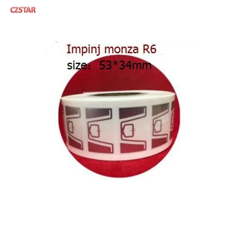 УВЧ 860-960 МГц Impinj Monza R6 EPC Encode RFID смарт-метка наклейка клейкая RFID-этикетка влажная