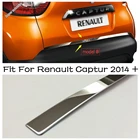 Накладка на заднюю крышку багажника для Renault Captur 2014, 2015, 2016, нержавеющая сталь