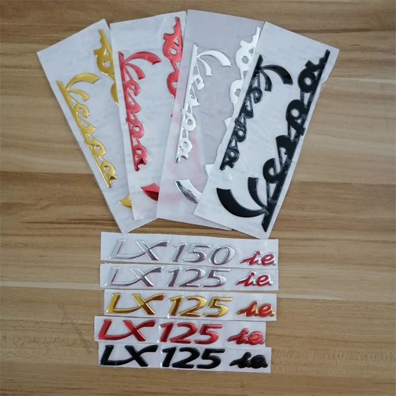 

Motorcycle 3D Resin Sticker Emblem Stickers Decal for PIAGGIO Vespa LX 125 150 LX150 LX125 ie GTS 300 LXV Sprint Primavera