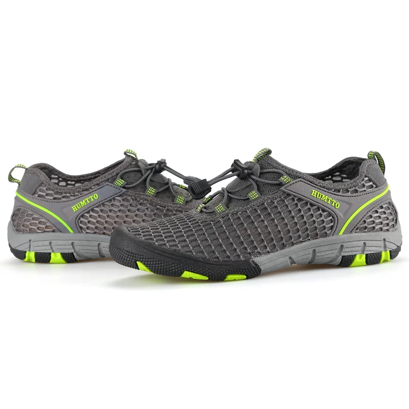 HUMTTO Summer Outdoor Sport Hiking Shoes for Men Trekking Sneakers Climbing Walking Mens Shoes Breathable Water Beach Sandals