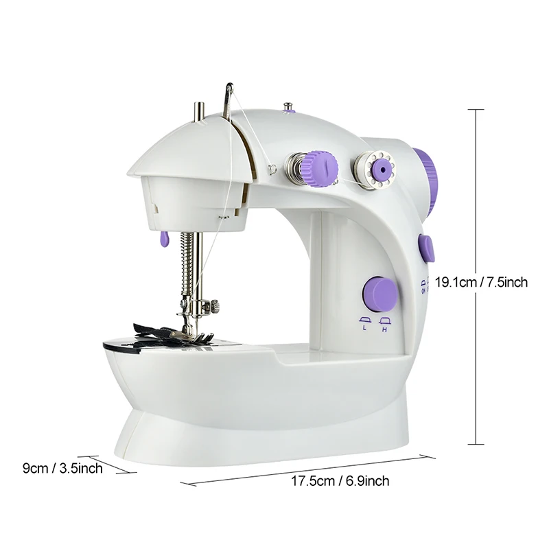 Электрическая швейная машина ручная мини-швейная с регулируемой скоростью | Дом