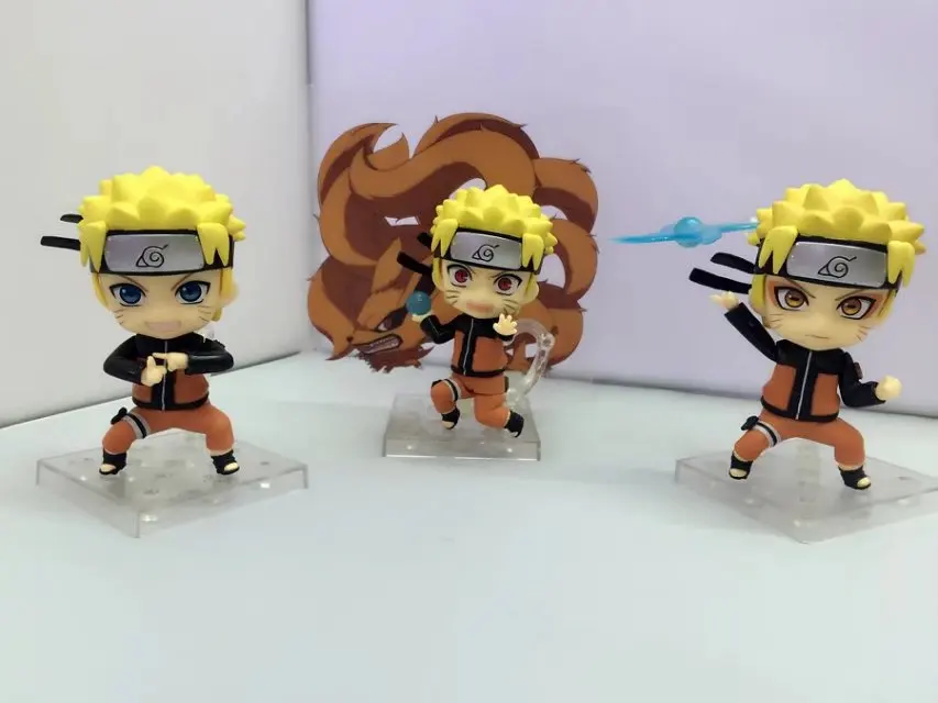 Аниме 10 см 3 шт./компл. Наруто Rasengan Uzumaki версия ПВХ фигурка коллекционные игрушки