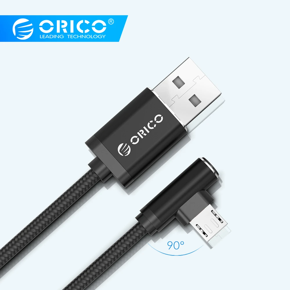 ORICO USB кабель для iPhone 11 XS 8 7 кабель быстрой зарядки для huawei Xiaomi sony телефон зарядное устройство кабель передачи данных 2.4A нейлон локтевой кабель