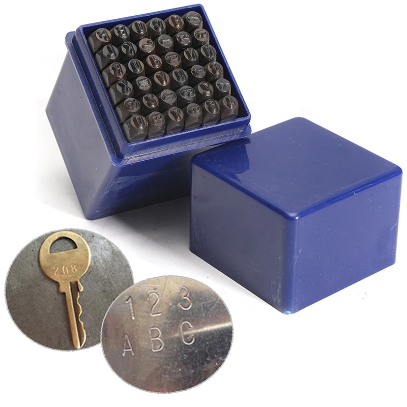 

Letters & Number Punches Symbol Stamp Metal Leather Marking Puncher Kit