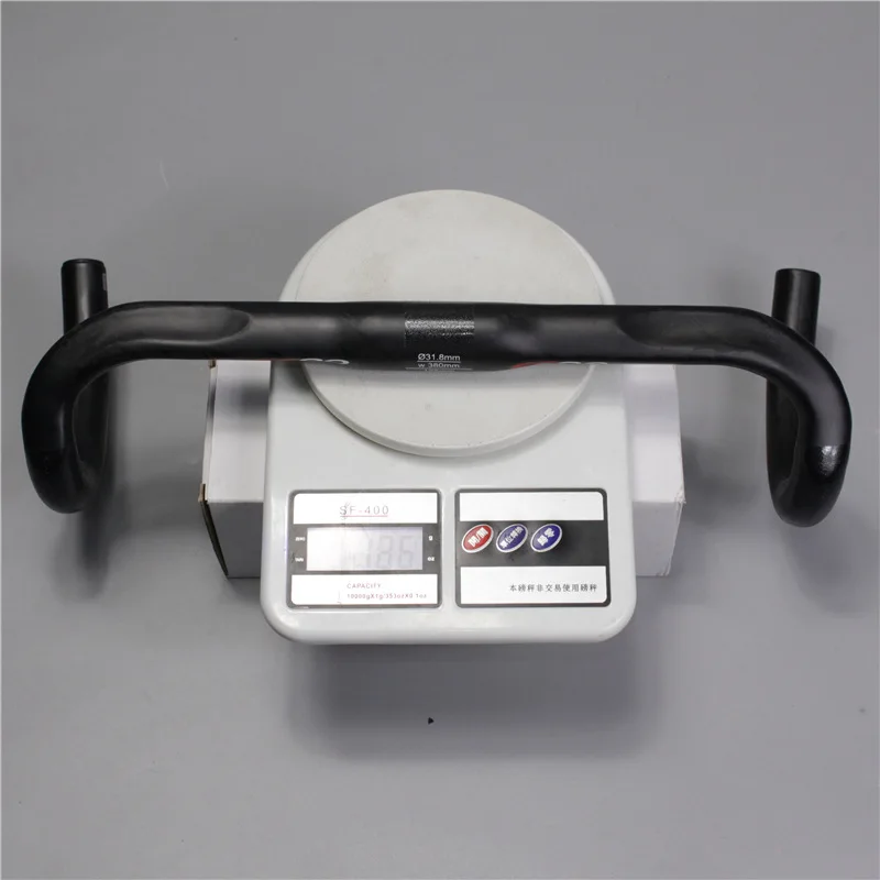 

Full Carbon Fiber Bicycle Handlebar Road Bike Handlebar Bent Bar 31.8*380/400/420/440mm UD Finished External Line Cycling Parts
