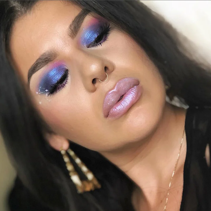 3 мл! Бесплатная доставка! Блестящие жидкость для губ голографическая