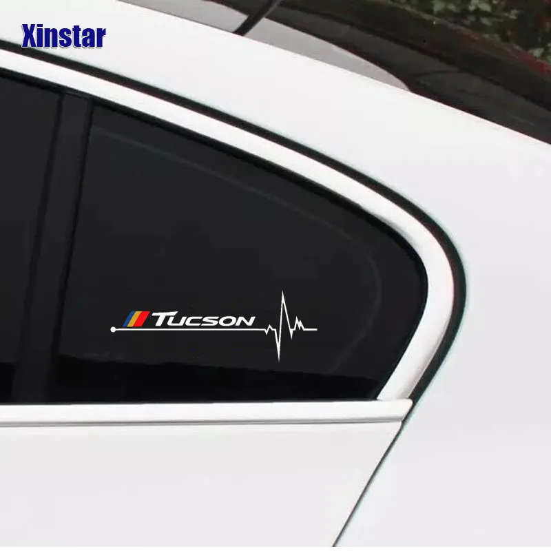 Наклейка на окна автомобиля 2 шт. для Hyundai I10 I20 I30 I40 Ix35 TUCSON Elantra SONATA GENESIS SOLARIS VEOSTER TRITON