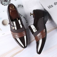 fashion slip on mens dress formal shoes men oxfords business men casual leather shoes summer classic leather men loafers shoes
