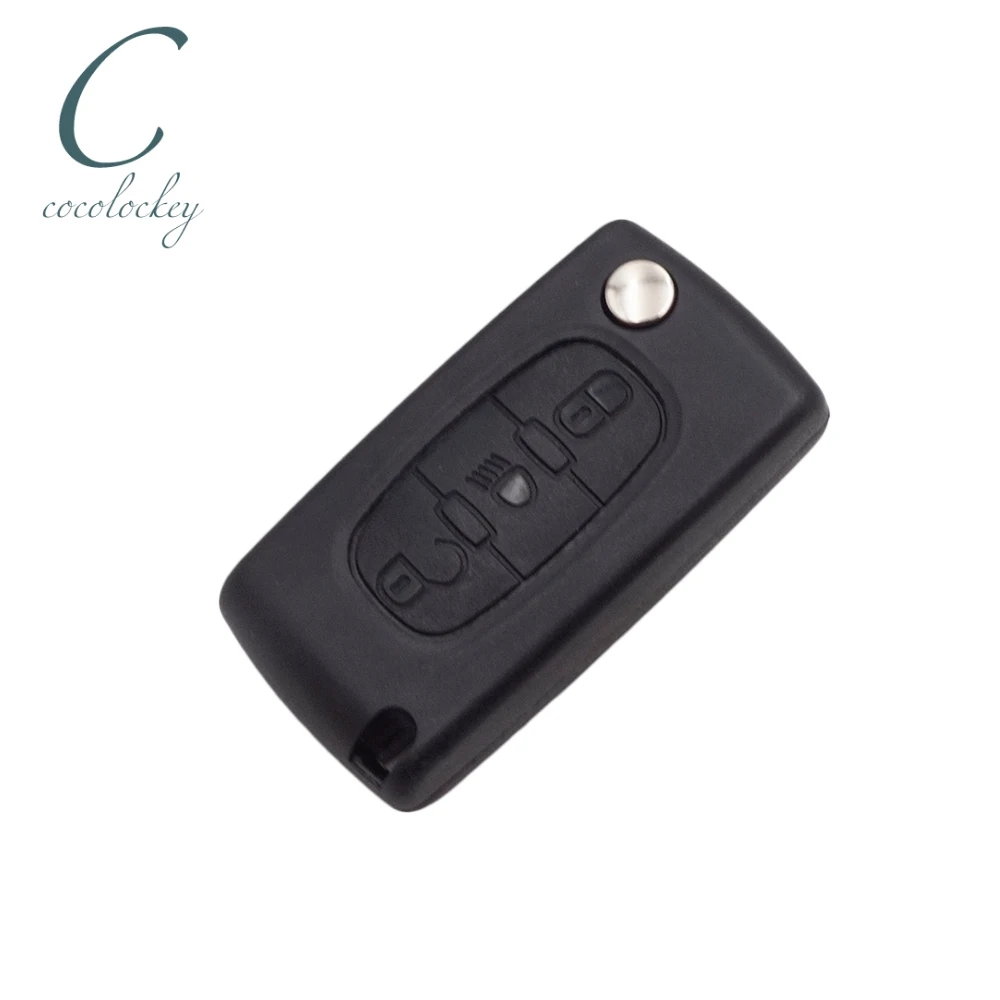 Cocolockey 3 кнопка Удаленное Управление оболочки для Citroen C3 C4 C5 C6 Picasso Peugeot 107 207 307 407 308 408