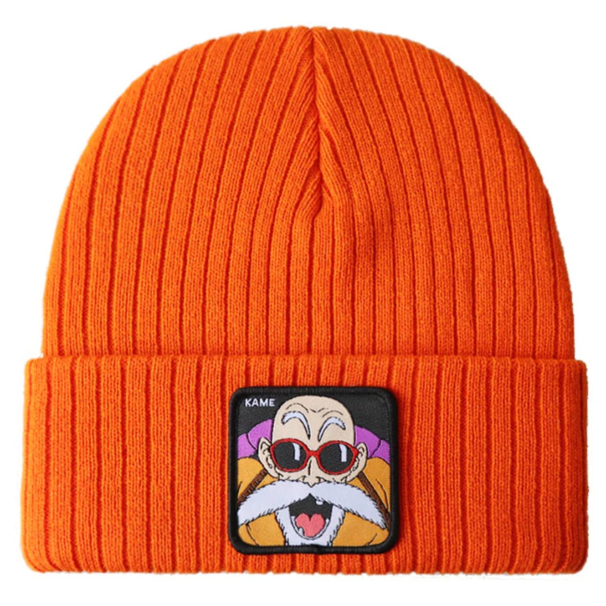 

KAME Knit Cap 100% Cotton Warm Winter ski Beanie BUU Knitted Hat Skullies & Beanies Unisex fashion outdoor caps