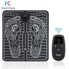 Электрический EMS Массажный коврик для ступней ноги мышечный Стимулятор Массажер Для Ног Коврик улучшают кровообращение снимают боль в области здравоохранения