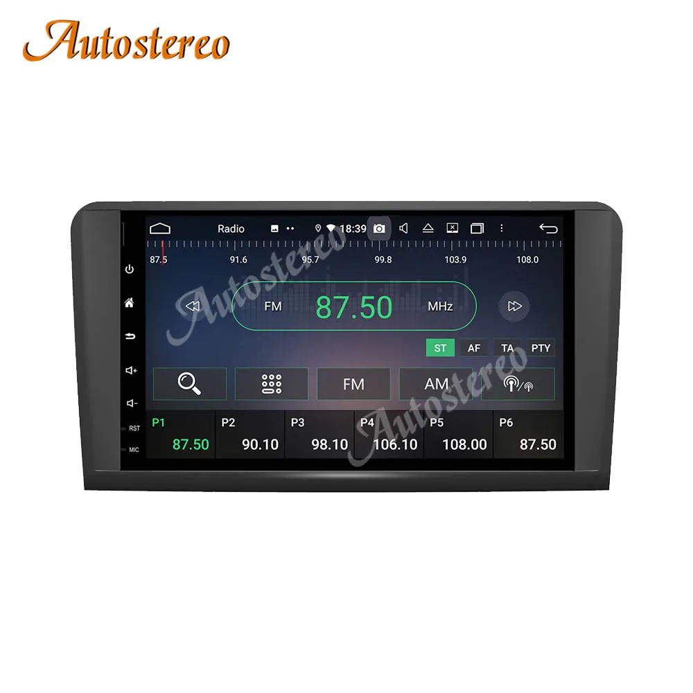 Автомобильный DVD-плеер для Mercedes-Benz ML Class W164 Android 10 128 ГБ DSP GPS-навигация